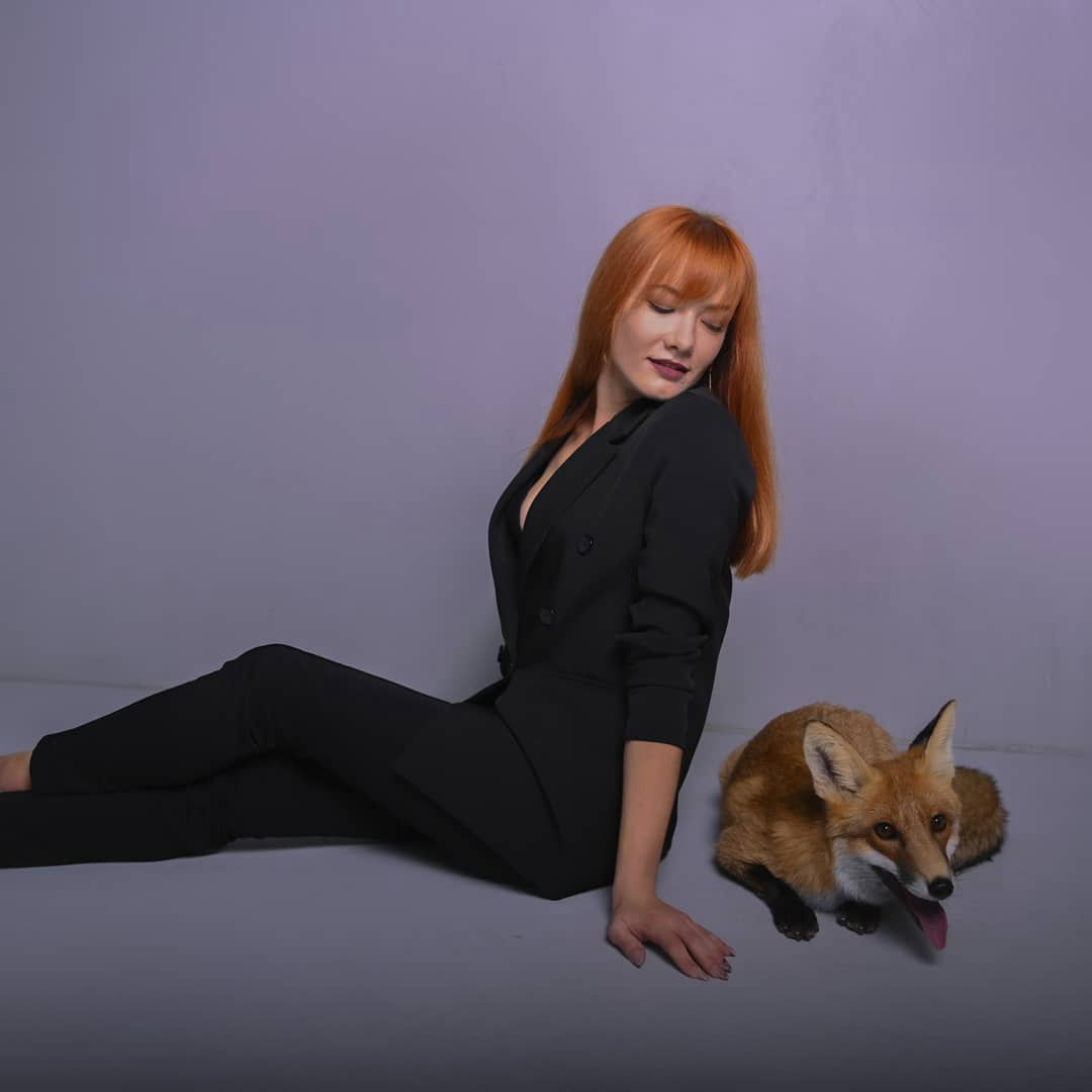 фотосессия с лисой