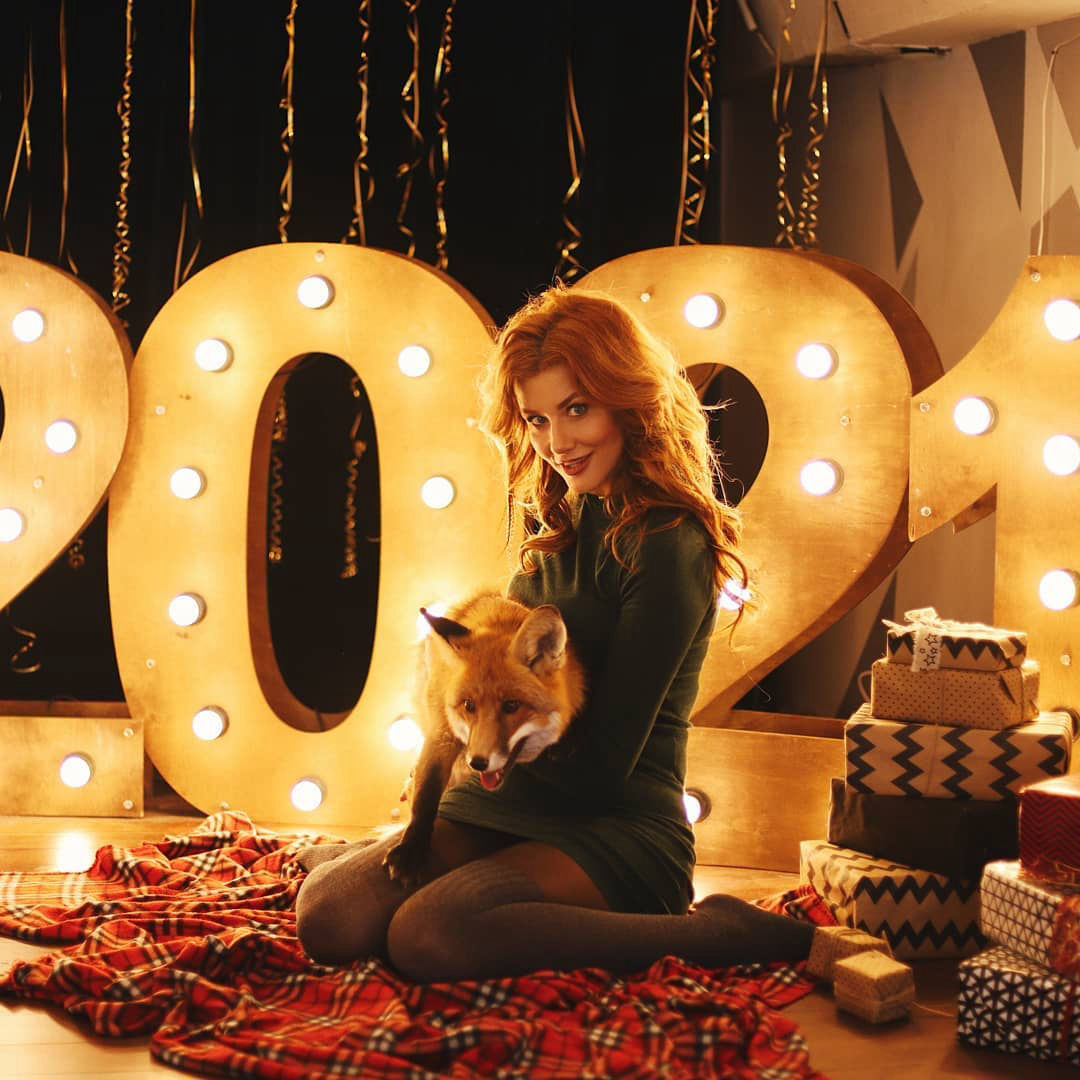 фотосессия с лисой