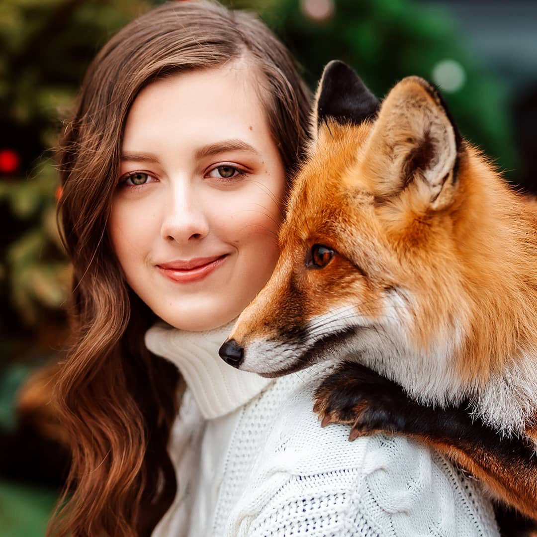 фотосессия с лисой
