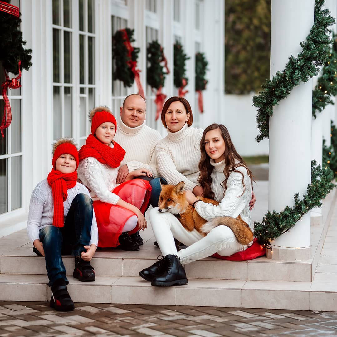 фотосессия с лисой