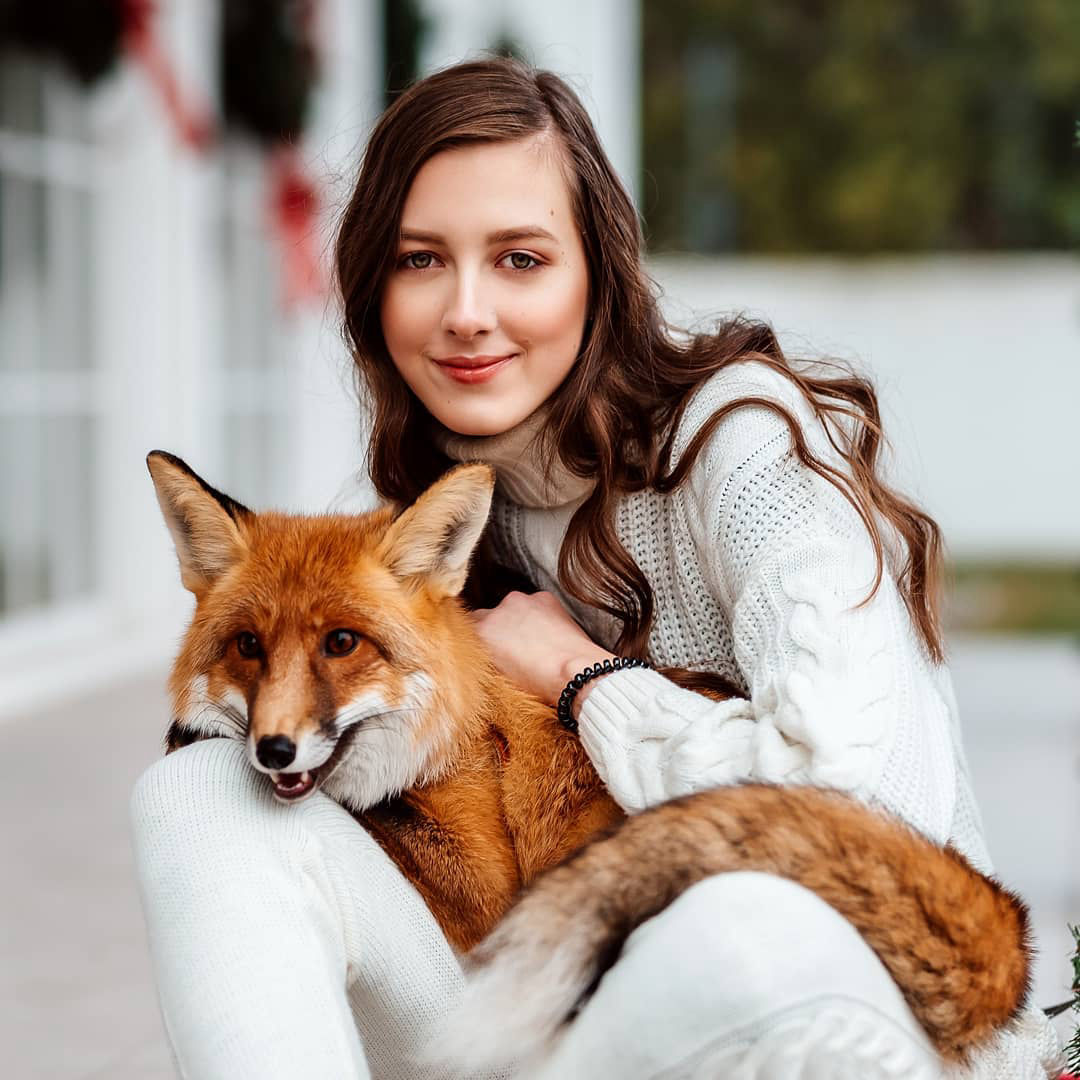 фотосессия с лисой